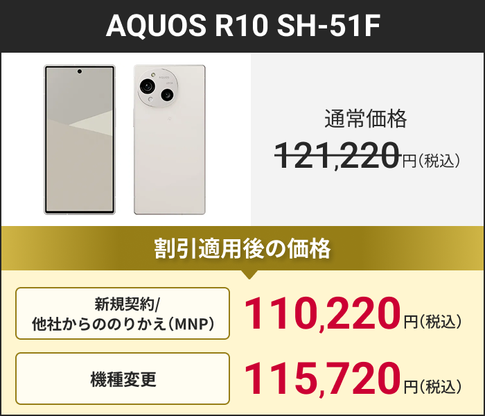 AQUOS R10 SH-51F
