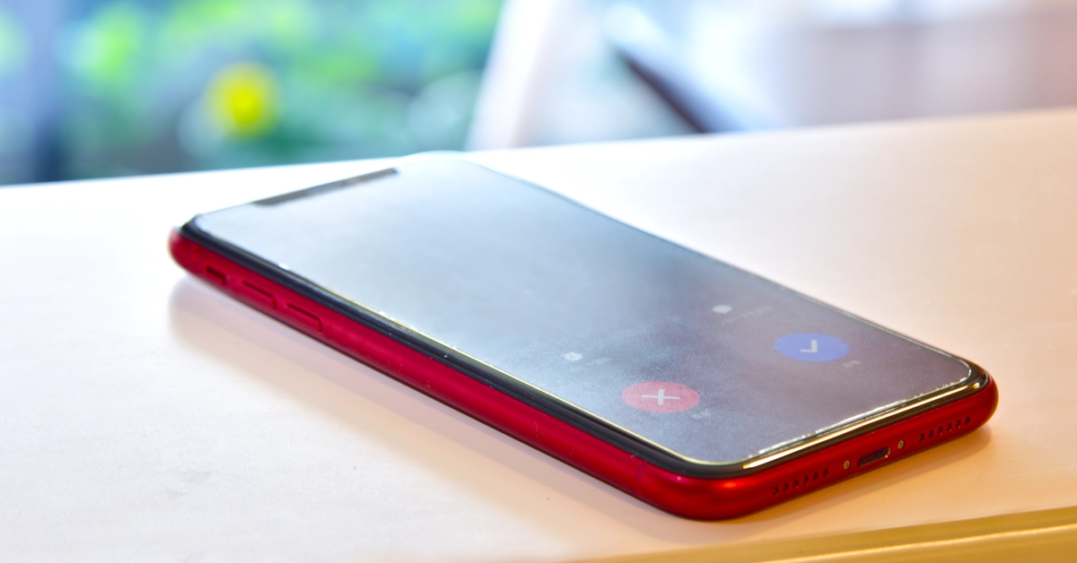 スマホに着信がある画像