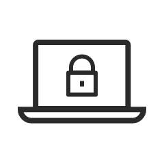 ３種類の方式で確実に画面ロック　イメージ