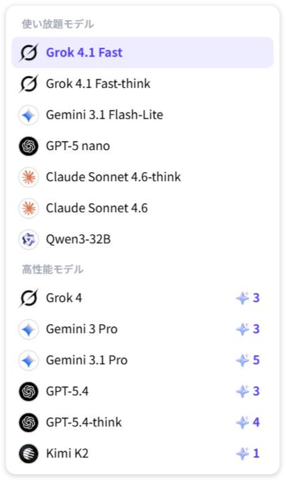 最新のLLMを搭載