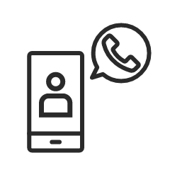 スマートフォンの連絡先に登録していなくても、名刺情報を参照して発信者情報を表示　イメージ