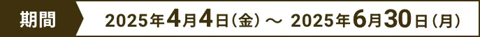 キャンペーン期間
